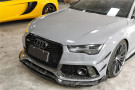 Carbonado 2016-2019 Audi RS7 MAN Style Dry Carbon Fiber Front Lip Splitter