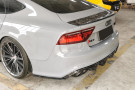 Carbonado 2016-2019 Audi RS7 MAN Style Dry Carbon Fiber Rear Diffuser