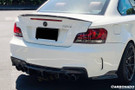 Carbonado 2008-2013 BMW E82 E88 1M RZ Style Carbon Fiber Rear Lip Rear Diffuser Undertray