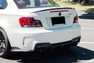 Carbonado 2008-2013 BMW E82 E88 1M RZ Style Carbon Fiber Rear Lip Rear Diffuser Undertray