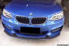 Carbonado 2013-2016 BMW 2 Series F22 F23 EXOT Style Front Canards (M-Tech Only)