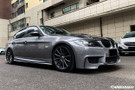 Carbonado 2008-2012 BMW 3 Series E90 1M Style Front Bumper with Lip Splitter