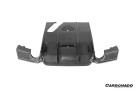 Carbonado 2011-2019 BMW 3 Series F30 F35 M-Tech GV Style Carbon Fiber Rear Lip with Caps