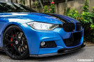 Carbonado 2013-2019 BMW 3 Series F30 F35 VA Style Carbon Fiber Front Lip(For MT Rear Bumper only)
