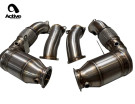 Active Autowerke S68T GESI Catted Downpipes for x-body 11-142X