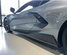 EzCarbon Corvette C8 5VM Carbon Fiber Side Skirt