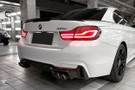 Carbonado 2013-2020 BMW 4 Series F32 F33 ECC Style Carbon Fiber Rear Lip (For M-Tech Only )