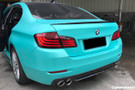 Carbonado 2011-2016 BMW F10 F18 5 Series HM Style Carbon Fiber Rear Lip (Can Not Fit MT Rear bumper)