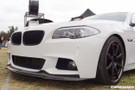Carbonado 2011-2016 BMW F10 5 Series M-Tech AK Style Carbon Fiber Front Lip