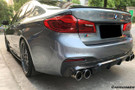 Carbonado 2017-2019 BMW 5 Series G30 G38 M-TECH ECC Style Carbon Fiber Rear Lip
