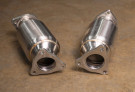 Valvetronic Chevy Corvette C8 / C8 Z06 400 Cell Catted Downpipes - CHEV.C8.FF.400C.BR