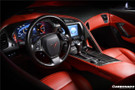 Carbonado 2013-2019 Corvette C7 Z06 Grandsport Dry Carbon Fiber Outside Gears Panel Protective Cover Trim