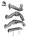 Active Autowerke 2017–2020 Ford F-150 3.5L EcoBoost AFlow EPA-Compliant Catted Downpipes - 51-001A