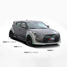 Ark Performance 2012-2017 Hyundai Veloster C-FX Fiberglass Front Lip CFXL-0703