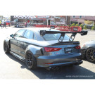APR Performance Audi S3 GTC300 67" Carbon Fiber Adjustable Wing 2013-2016