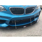 APR Performance BMW F87 M2 Stock Bumper Carbon Fiber Front Wind Splitter CW-520200