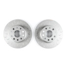 034 1-Piece Rear Brake Rotor Upgrade Kit For VW/Audi MQB/PQ35 - 034-301-2021