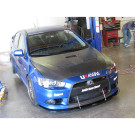 APR Performance Mitsubishi Lancer Ralliart Carbon Fiber Front Wind Splitter 2009-Up CW-410099