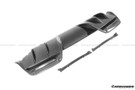 Carbonado 2022-UP Ferrari 296 GTB And GTS OE Style Carbon Fiber Rear Bumper With Diffuser