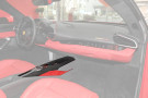 Carbonado 2022-UP Ferrari 296 GTB & GTS OE Style Dry Carbon Fiber center control surround panel Front end