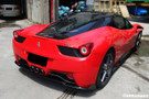 Carbonado 2010-2015 Ferrari 458 Coupe Spider AV Style Carbon Fiber Full Lip Body Kit