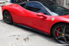 Carbonado 2010-2015 Ferrari 458 Coupe Spider AV Style Carbon Fiber Side Skirts Under Board