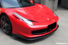 Carbonado 2010-2015 Ferrari 458 Coupe Spider AV Style Carbon Fiber Front Lip