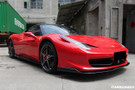 Carbonado 2010-2015 Ferrari 458 Coupe Spider AV Style Carbon Fiber Front Lip