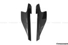 Carbonado 2010-2015 Ferrari 458 Coupe Spider Speciale Style Carbon Fiber Side Skirts Canards