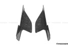 Carbonado 2010-2015 Ferrari 458 Coupe Spider Speciale Style Carbon Fiber Side Skirts Canards