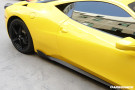Carbonado 2010-2015 Ferrari 458 Coupe Spider Speciale Style Carbon Fiber Side Skirts Canards