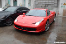 Carbonado 2010-2015 Ferrari 458 Coupe Spider OE Style Carbon Fiber Front Bumper Canards