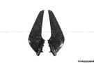 Carbonado 2010-2015 Ferrari 458 Coupe Spider OE Style Carbon Fiber Front Bumper Canards