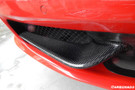 Carbonado 2010-2015 Ferrari 458 Coupe Spider OE Style Carbon Fiber Front Bumper Canards