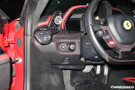 Carbonado 2010-2015 Ferrari 458 Coupe Spider OE Style DRY Carbon Fiber Light Switch Patch