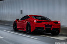 Carbonado 2010-2015 Ferrari 458 Coupe Spider Speciale Style Carbon Fiber Rear Bumper With Diffuser