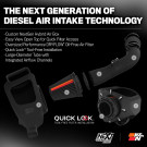 K&N 20-26 GM Heavy Duty 6.6L Diesel NextGen Dry Flow Cold Air Intake - knn50-3119D