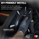 K&N 20-26 GM Heavy Duty 6.6L Diesel NextGen Dry Flow Cold Air Intake - knn50-3119D