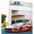 APR Performance Chevrolet Corvette C8 Carbon Fiber Front Bumper Canards AB-208015