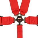 RaceQuip CAMLOCK 5PT 3IN SFI16.1 HARNESS RED - Red - 3 in. Lap and Shoulder - 2 in. Sub 741011RQP