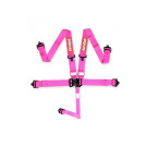 RaceQuip LNL 5PT 3IN SFI16.1 HARNESS PINK - Pink - 3 in. Lap and Shoulder - 2 in. Sub 711081RQP