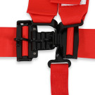 RaceQuip LNL 5PT 3IN SFI16.1 HARNESS RED - Red - 3 in. Lap and Shoulder - 2 in. Sub 711011RQP