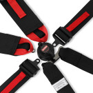 RaceQuip CAMLOCK 6PT HNR FIA8853 HARNESS BLK - Black - 3 in. to 2 in. HANS/FHR Shoulders FIA 8853-2016 855005RQP