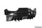 Carbonado 2010-2015 Ferrari 458 Italy Spider VRS Style Rear Bumper with Tips