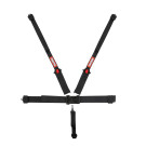 RaceQuip LNL 5PT HNR SFI16.1 HARNESS BLK - Black - 3 in. Lap - 3 in. to 2 in. Shoulder - 2 in. Sub 717007RQP