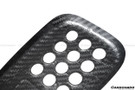 Carbonado 2015-2020 Ferrari 488 GTB Spider Dry Carbon Fiber Rear Black Light Cover (No camera hole)  - 1x1DRYCF9503OE.BLC-1