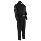 RaceQuip One Piece Single Layer Fire Suit- Black - Large 110005RQP