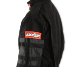 RaceQuip One Piece Single Layer Fire Suit - Black - XL 110006RQP
