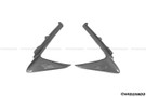 Carbonado 2018-2022 Ferrari 488 Pista OEM Style Carbon Fiber Front Bumper Vent Canards
