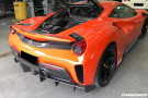 Carbonado 2018-2020 Ferrari 488 Pista OEM Style Part Carbon Fiber Rear Bumper (Rear Diffuser Not Included)